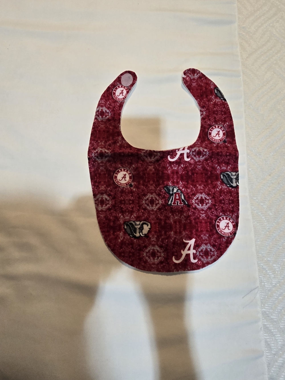 Crimson Tide Infant Bib - Crimson Team Logo